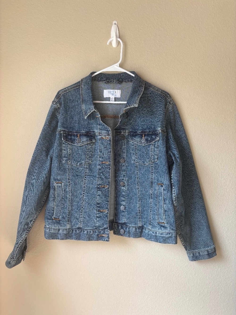 Time and True Large Denim Jacket